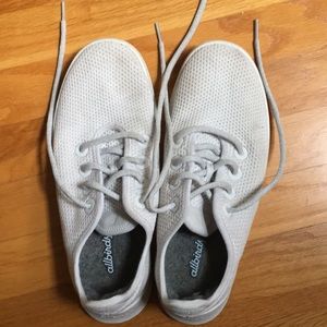 Allbirds white tree runners